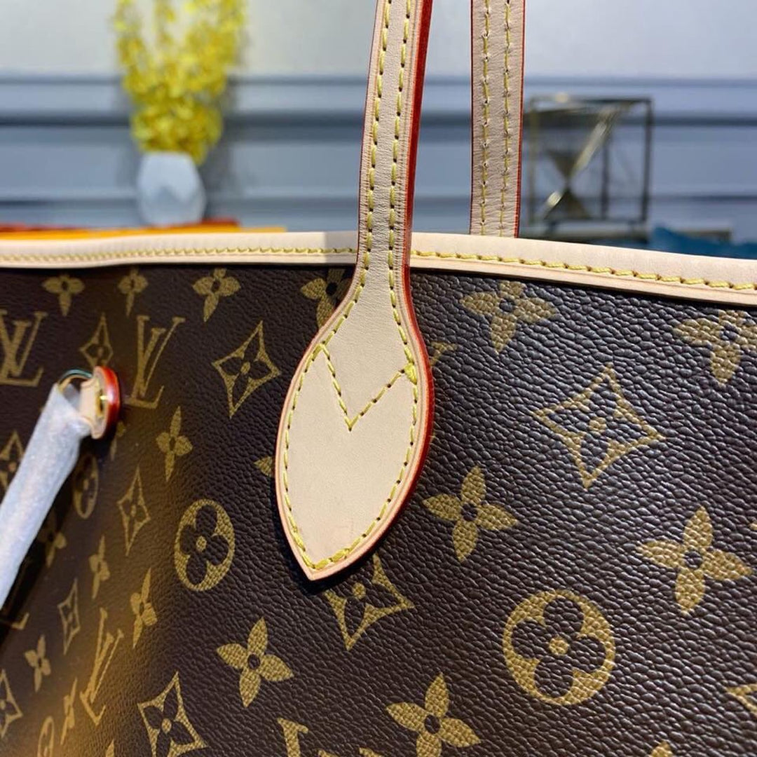 LV Neverfull GM Tote Bag Monogram Canvas Red For Women 15.7in/40cm M41181
