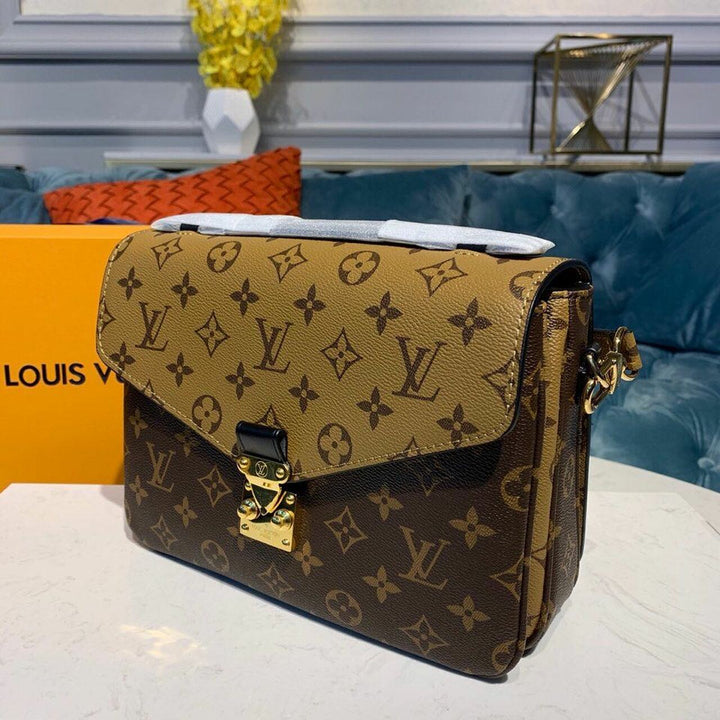 LV Pochette Metis Monogram Reverse Canvas For Women 9.8in/25cm M44876