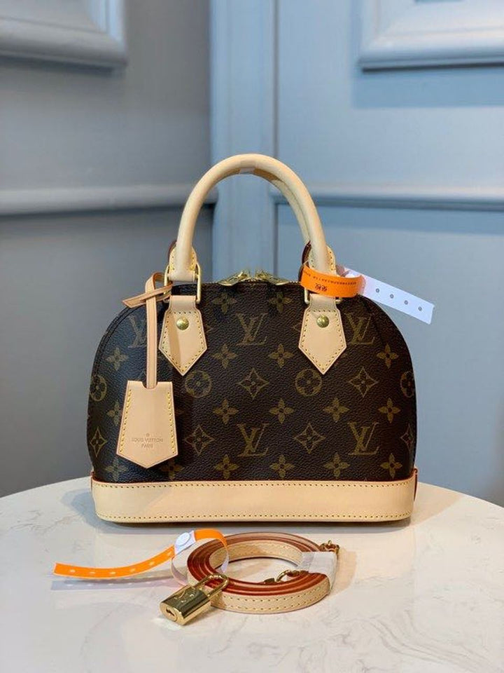 LV Alma BB Monogram Canvas Beige  9.2in/23.5cm LV M53152