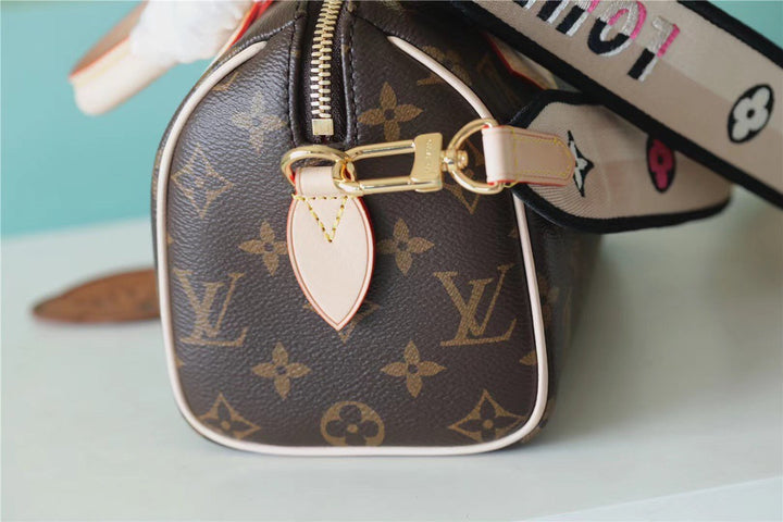 LV Speedy Bandouliere 20 Monogram Canvas