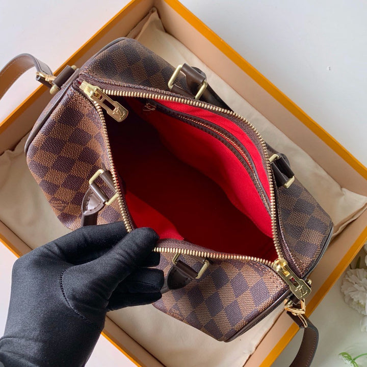 LV Speedy Bandouliere 25 Damier Ebene Canvas