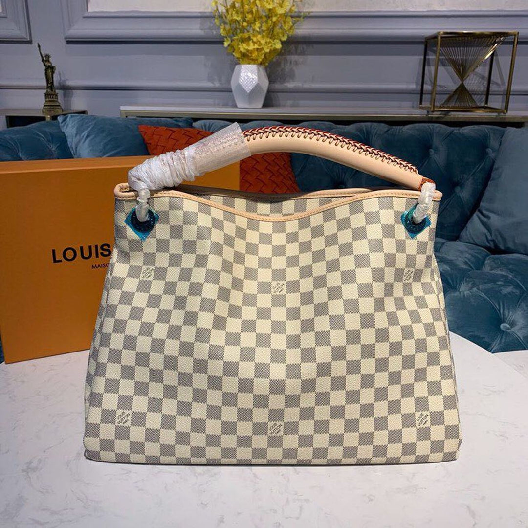 Artsy MM Damier Azur Canvas  16.1in/41cm N40253