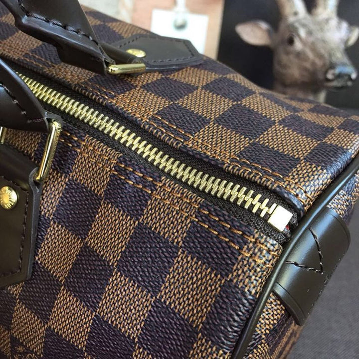 LV Speedy 30 Bag Damier Ebene Canvas