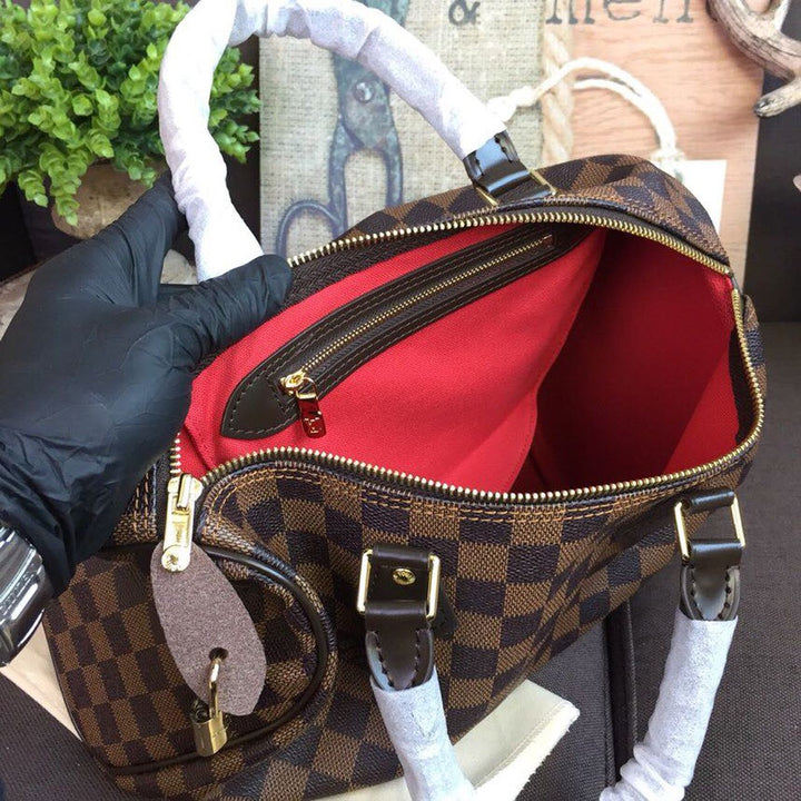 LV Speedy 30 Bag Damier Ebene Canvas