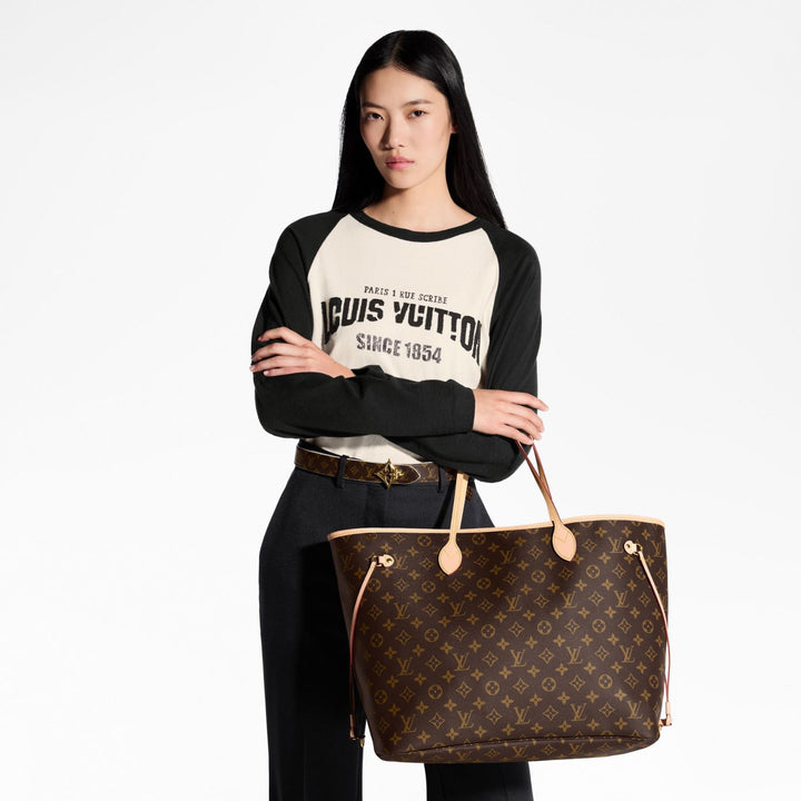 LV Neverfull GM Tote Bag Monogram Canvas Red For Women 15.7in/40cm M41181
