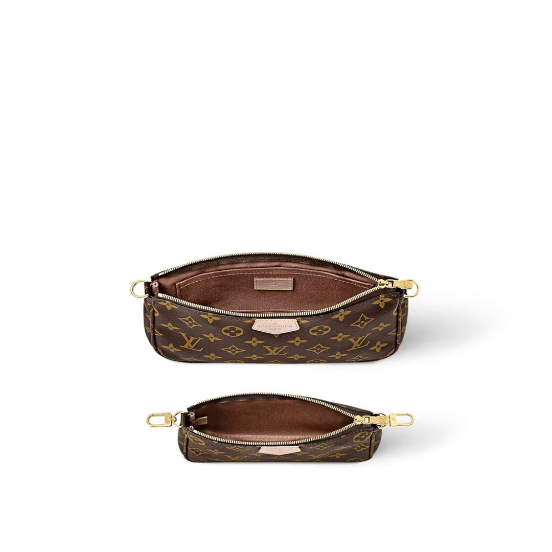 LV Multi Pochette Accessoires Monogram Canvas Khaki for Women 9.4in/24cm M44813