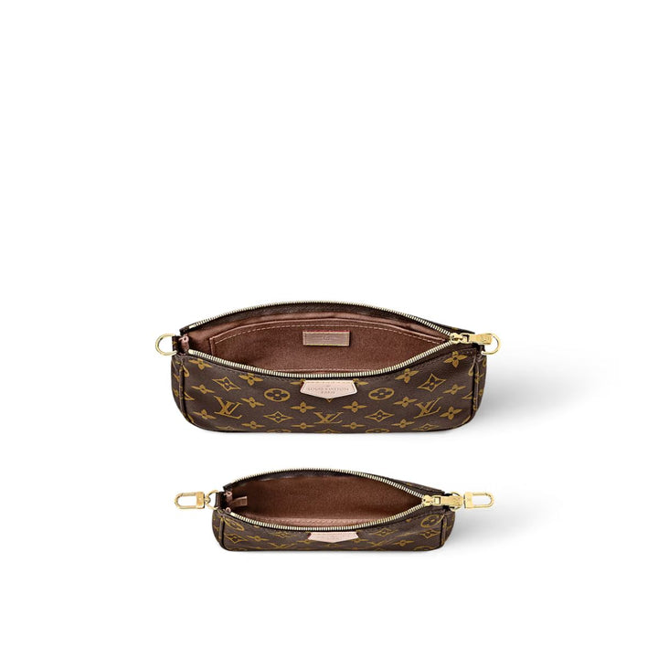 LV Multi Pochette Accessoires Monogram Canvas Khaki for Women 9.4in/24cm M44813