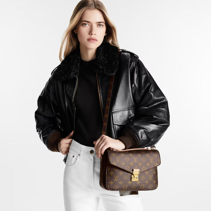 LV Pochette Metis Bag Brown For Women‎ 9.8in/25cm – M44875