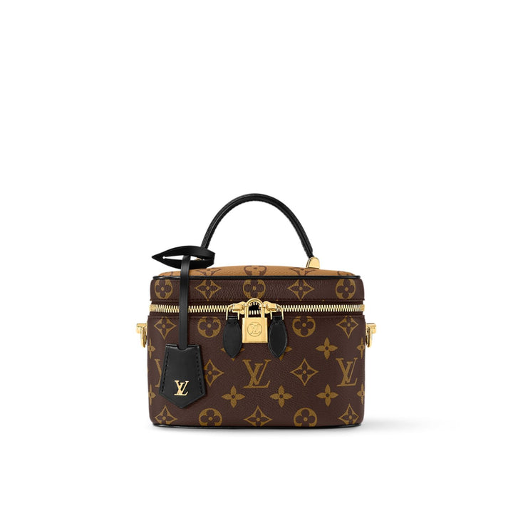 LV Vanity PM Monogram And Monogram Reverse Canvas By Nicolas Ghesquiere  7.5in/19cm M45165