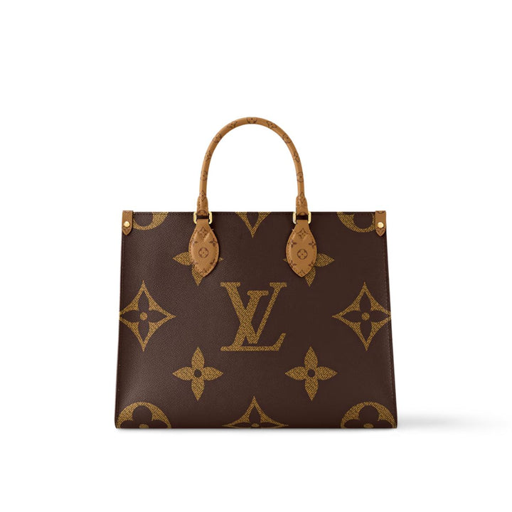 LV OnTheGo MM Monogram And Monogram Reverse Canvas