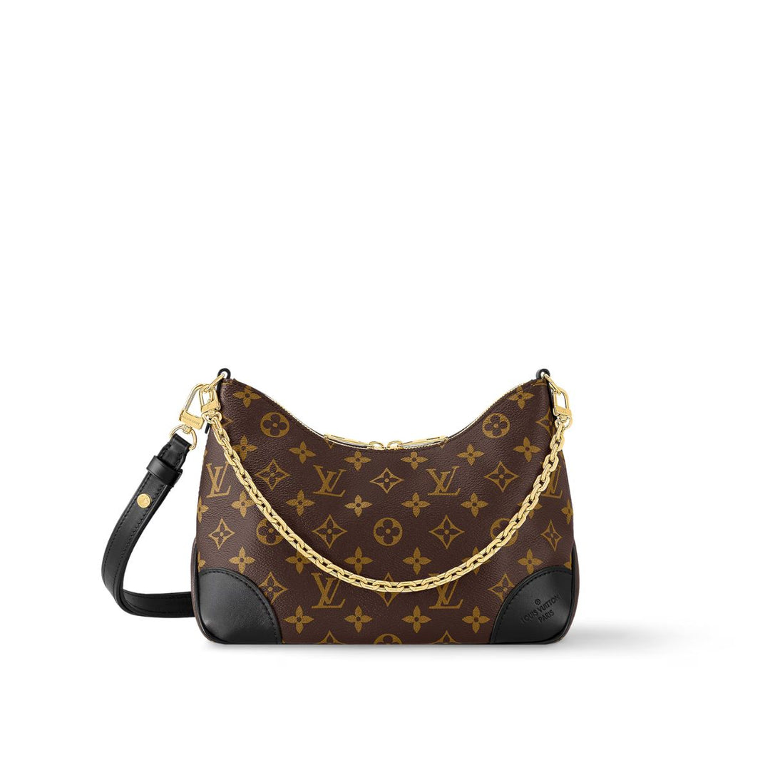 ulogne Monogram Canvas Black For Women, Women’s Handbags, Shoulder Bags 10.2in/ 26cm LV M45831