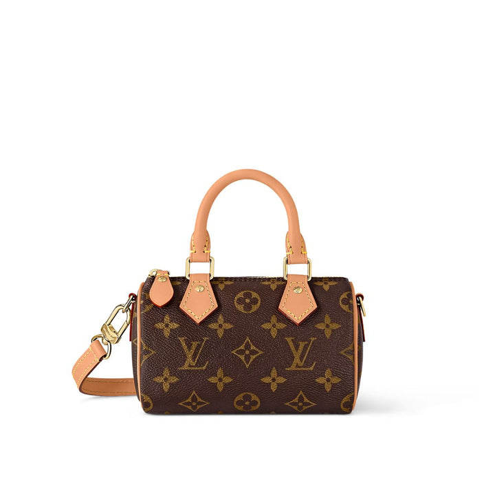 LV NANO SPEEDY BEIGE 16CM