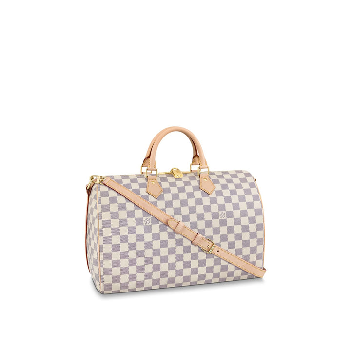 Speedy Bandouliere 35 Damier Azur White