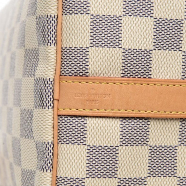 Speedy Bandouliere 35 Damier Azur White