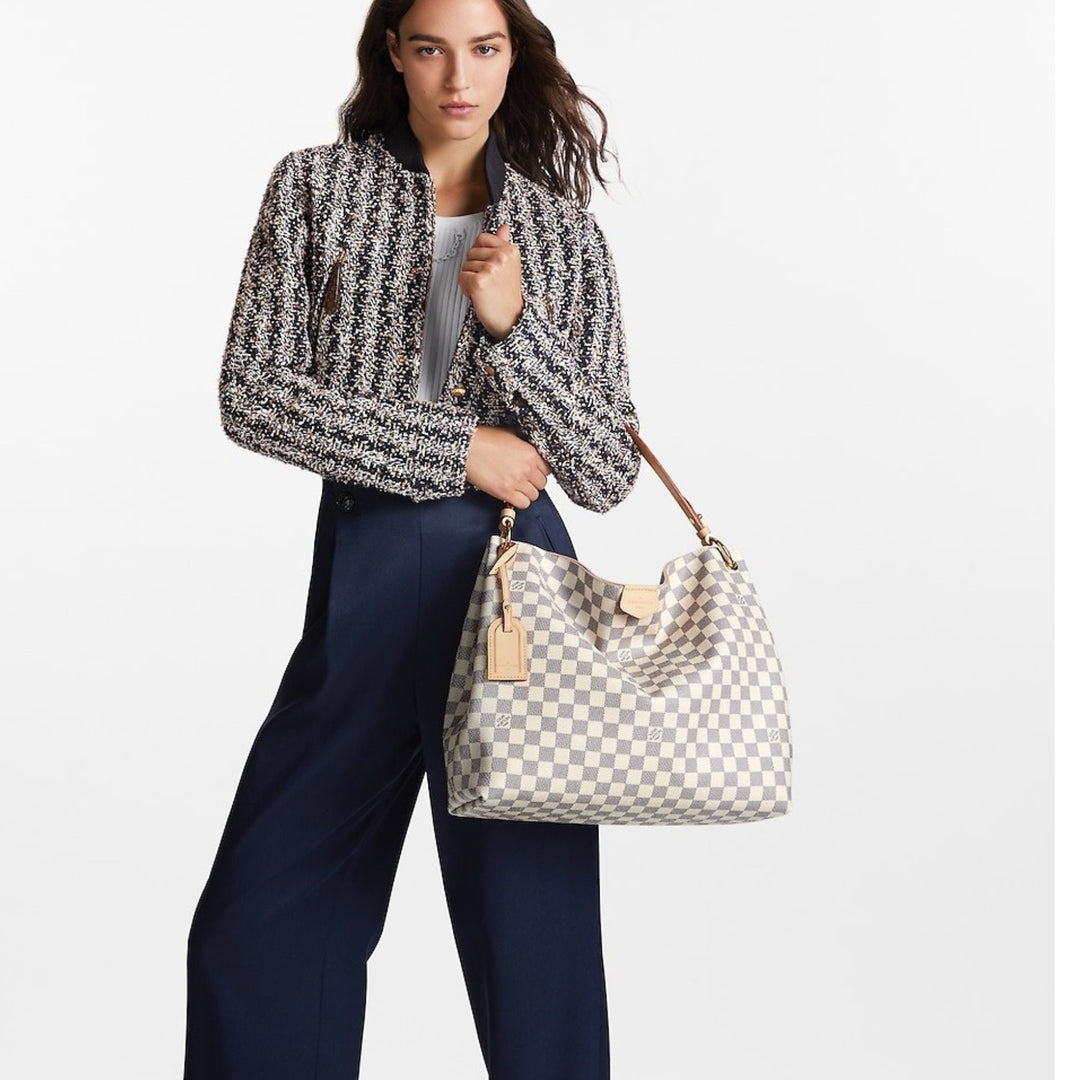 LV Graceful MM Damier Azur Bag For Women 41cm/ 16.1 In N42233
