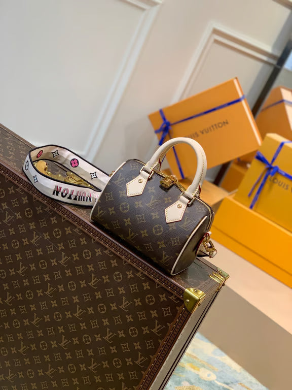 LV Speedy Bandouliere 20 Monogram Canvas